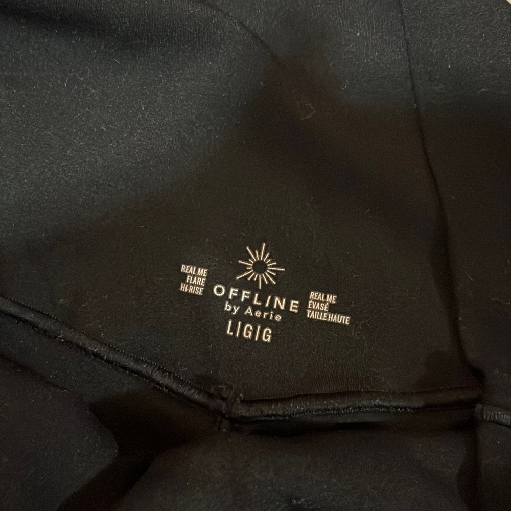 Aerie Real Me High Rise Crossover Flare Pant